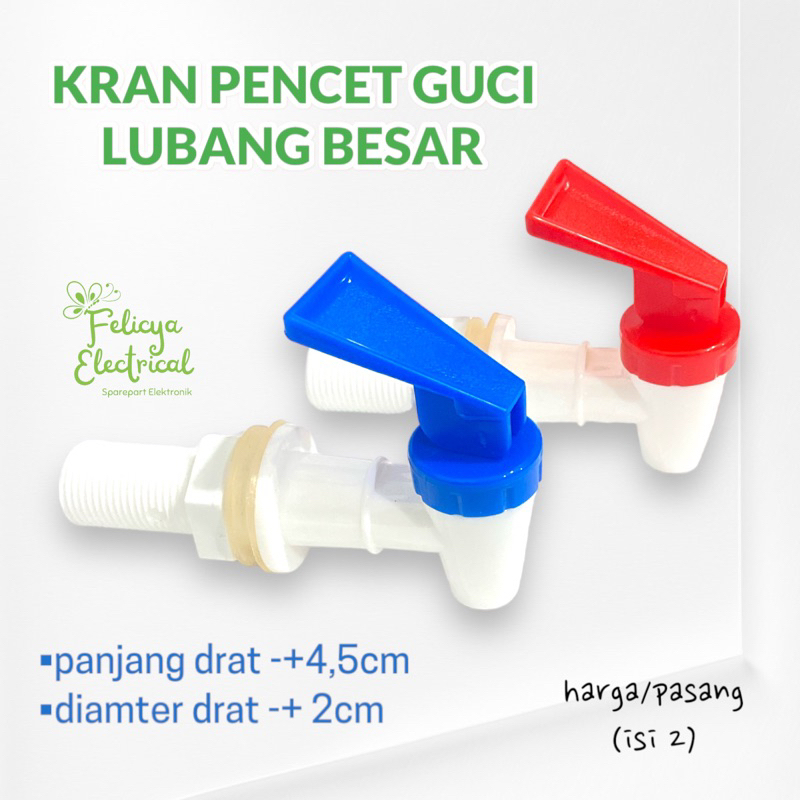 Jual KRAN DISPENSER PENCET GUCI LUBANG BESAR Shopee Indonesia