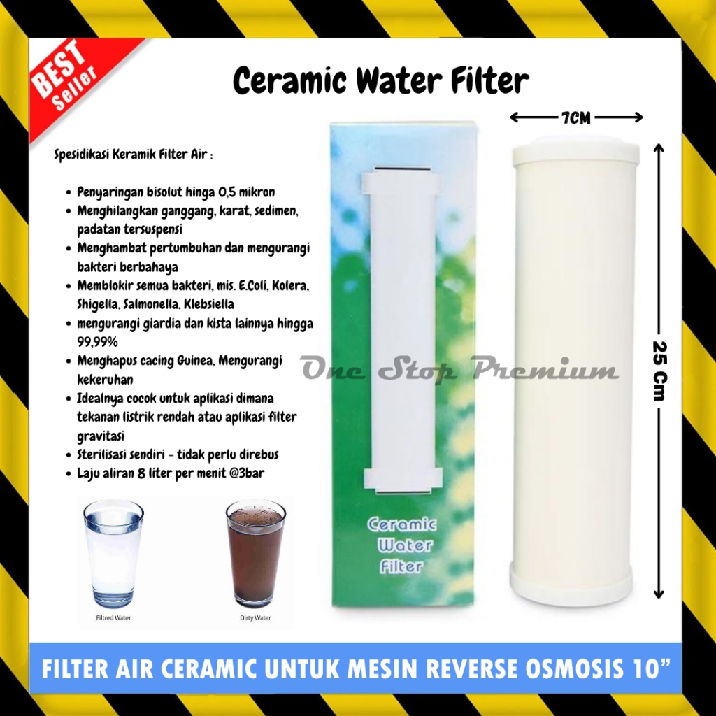 Jual REFILL ISI ULANG FILTER CERAMIC KERAMIK WATER FILTER CARTRIDGE