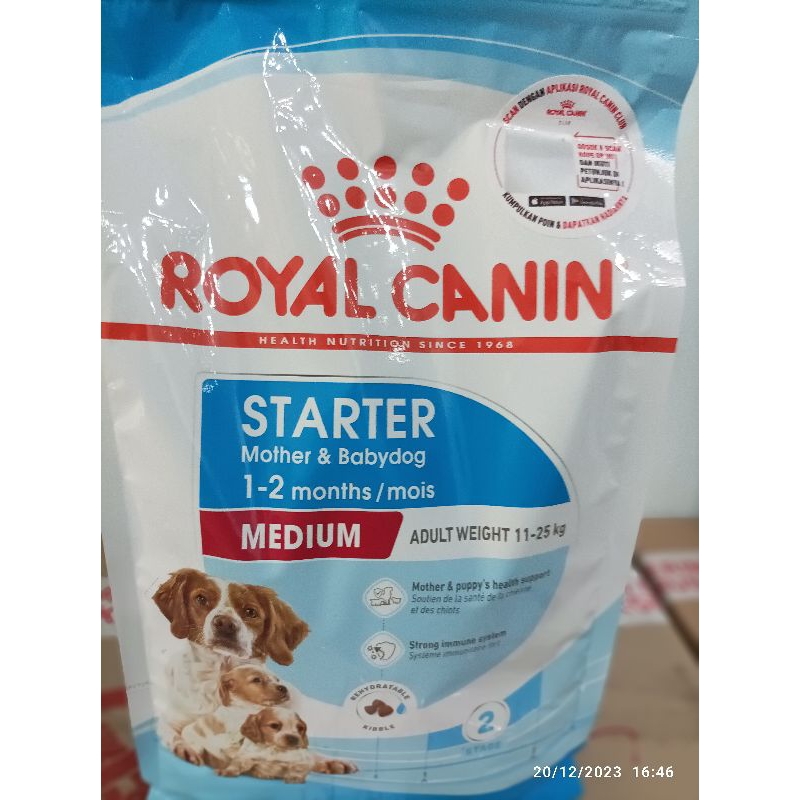 Jual Royal Canin Medium Starter 1kg | Shopee Indonesia