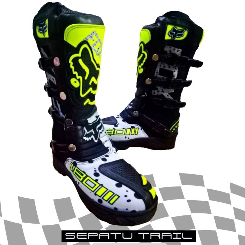 Jual Sepatu cross dewasa motocross boots trail adventure | Shopee Indonesia