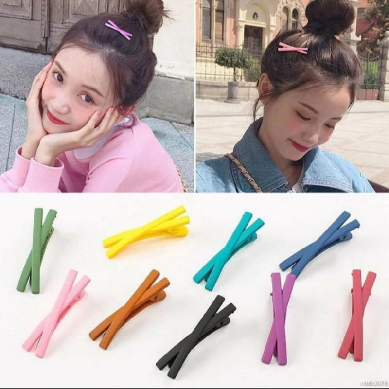 Jual Jepitan Rambut Model Silang X / Jepitan Rambut Poni | Shopee Indonesia
