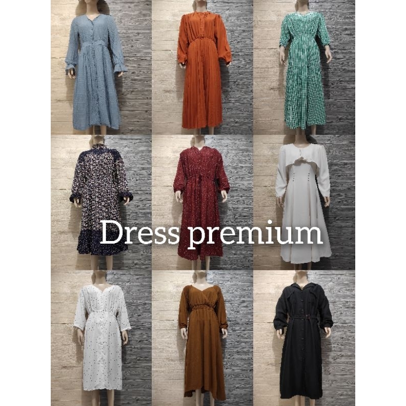 Jual Dress vintage Premium dress Dress floral Shopee Indonesia