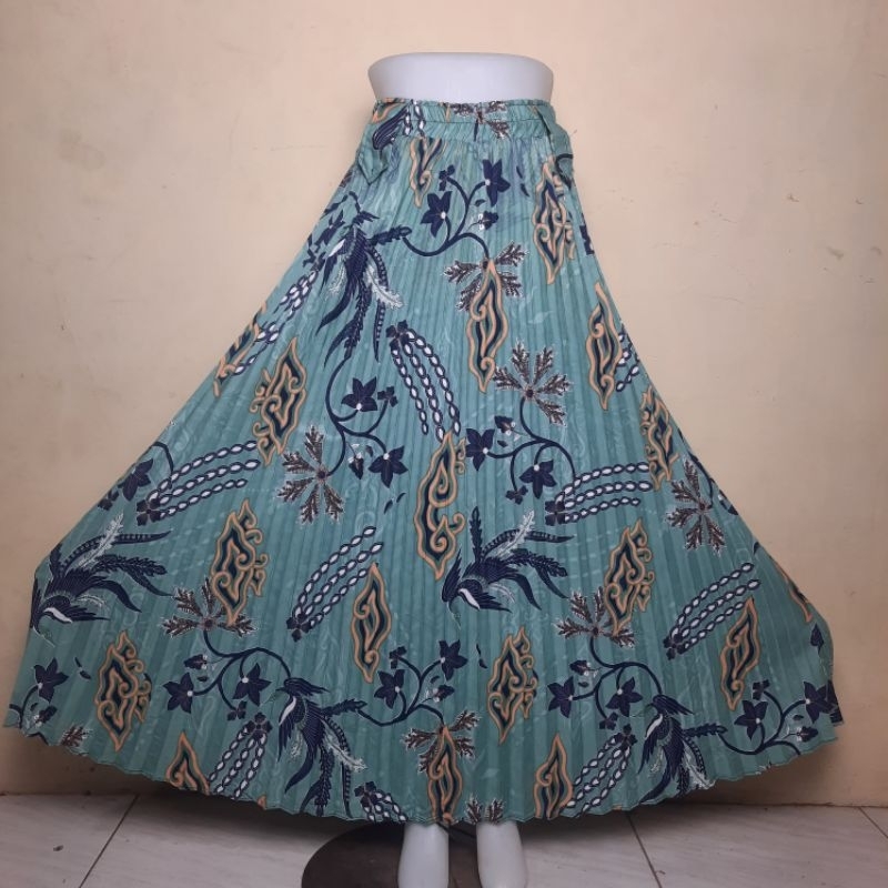 Jual Rokplisketrok Batik Jumbo Rok Batik Payung Plisket Rok Plisket Batik Payung 5125