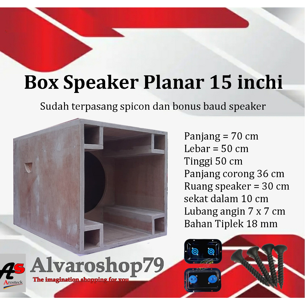 Harga box speaker store planar 15 inch