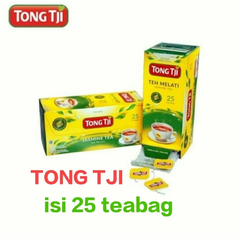 Jual TEH TONG TJI CELUP JASMINE PREMIUM 1 Box isi 25 teabag | Shopee ...