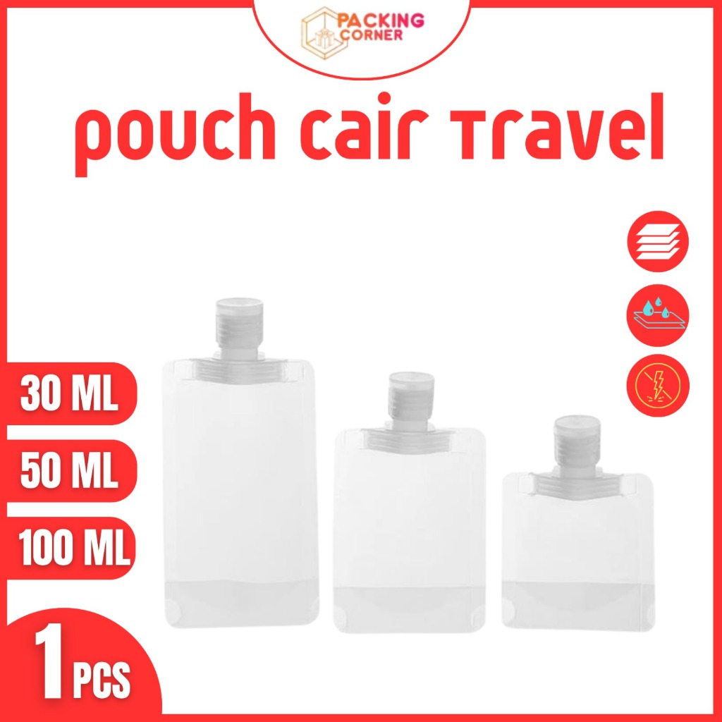 Jual Botol Refill Tempat Sabun Cair Sampo Shampoo Travel Pouch Botol ...