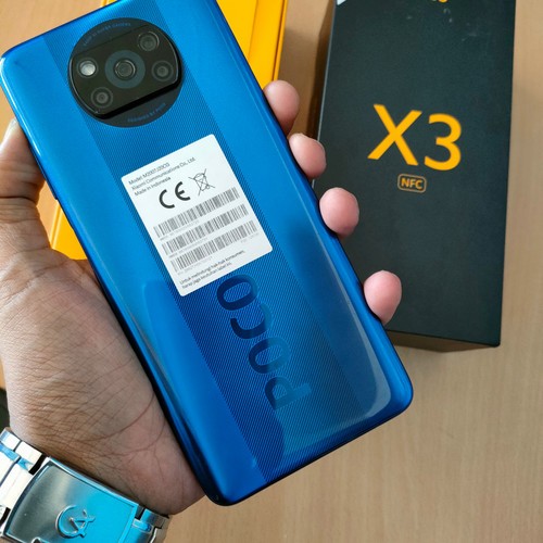 xiaomi POCO X3 NFC ブルー 6GB 64GB simフリー ANDROID - xiaomi POCO