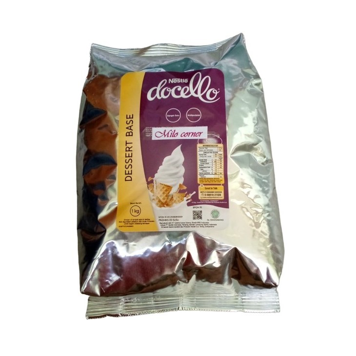 Jual Nestle docello dessert base 1 kg milkshake soft ice smoothles