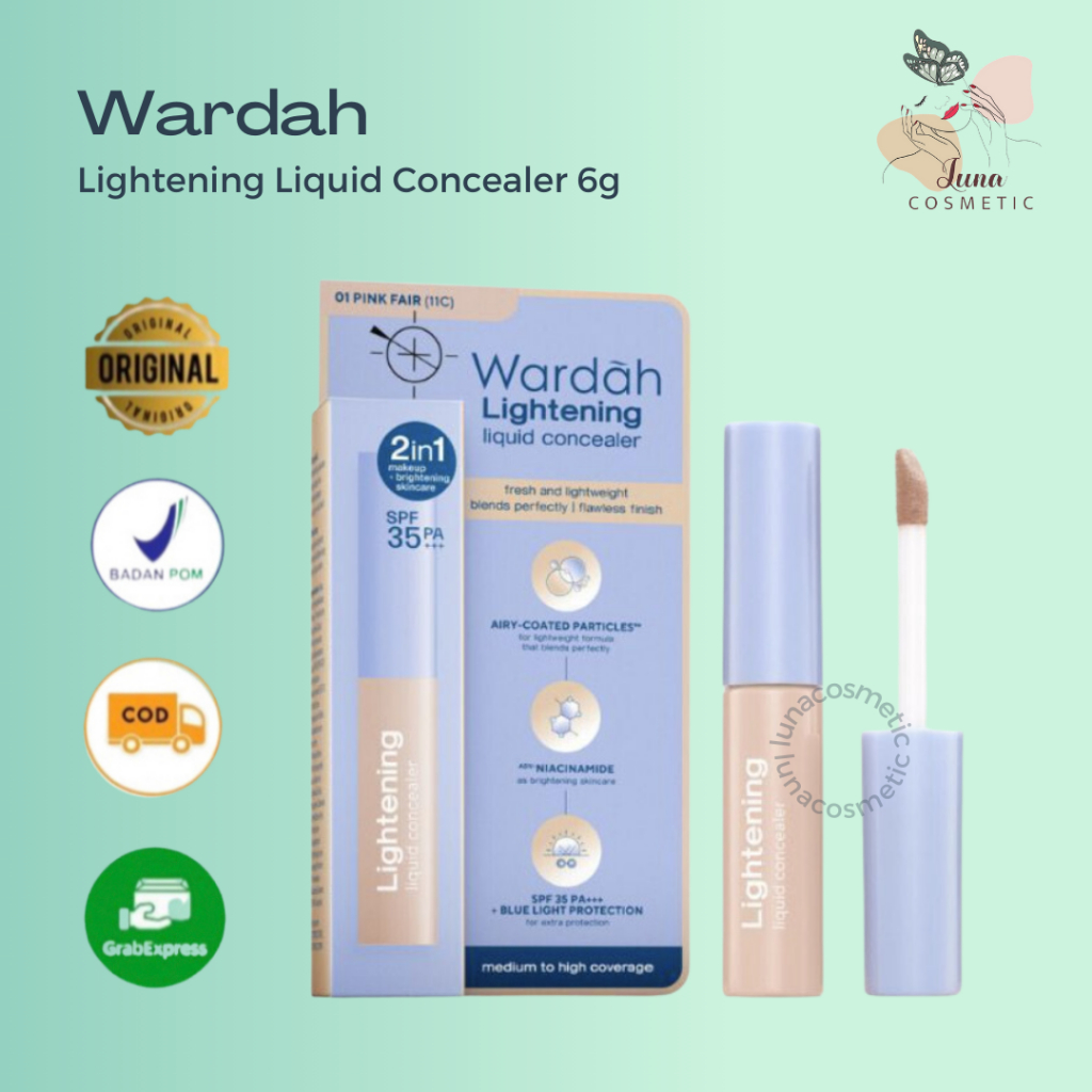 Jual Wardah Lightening Liquid Concealer - Concealer Mencerahkan Dan ...