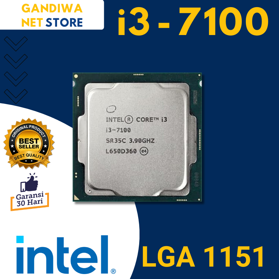 Jual Processor Intel Core i3 7100 tray Socket 1151 Bergaransi | Shopee ...