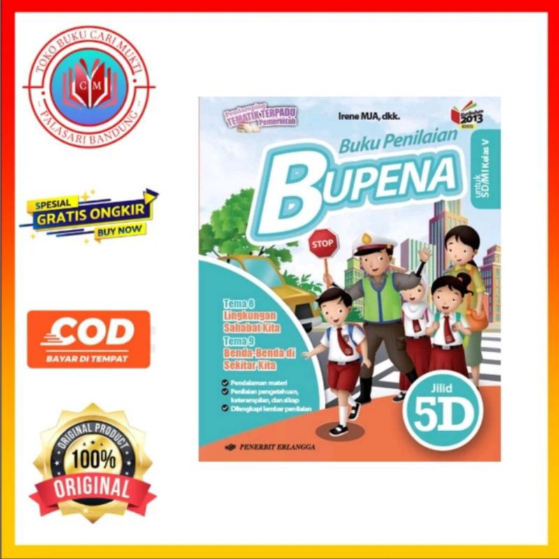 Jual Erlangga Buku Bupena Untuk SD/MI Kelas 5 Jilid 5D Kurikulum 2013 ...