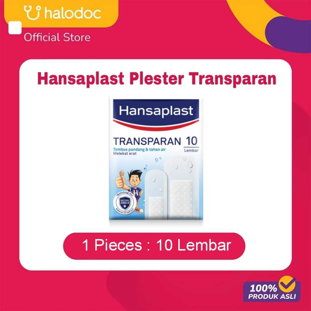 Jual Hansaplast Plester Transparan Lembar Shopee Indonesia