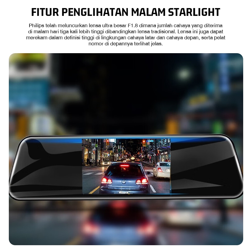 Jual Philips Kamera Mobil Dashcam DVR 1080P Full HD Car DVR Camera CVR ...