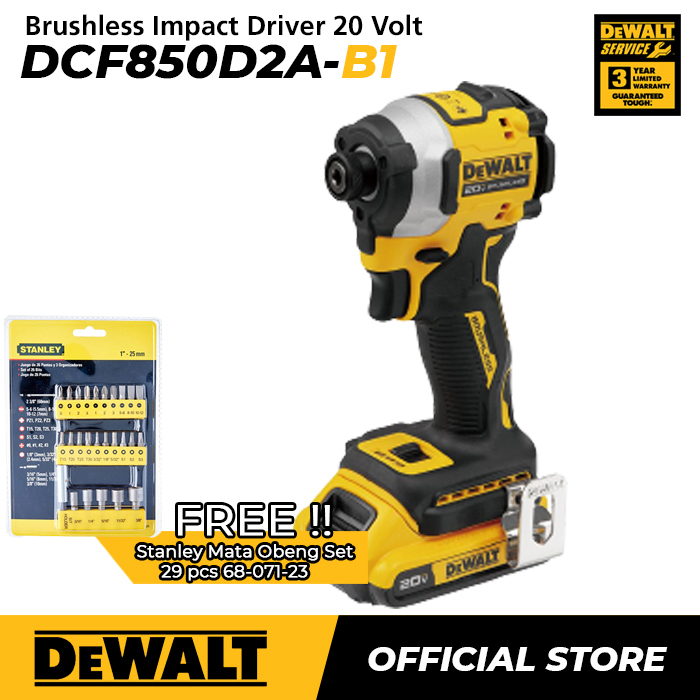 Jual Dewalt XR Brushless Impact Driver / Obeng Impact Bat 18/20V ...