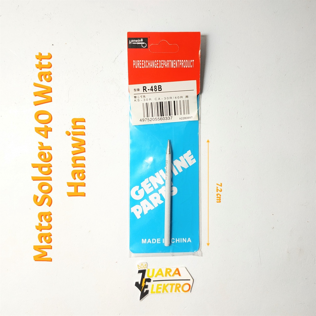 Jual HANWIN Mata Solder 40 Watt | Mata Pen Solder 40 Watt Merk Hanwin ...