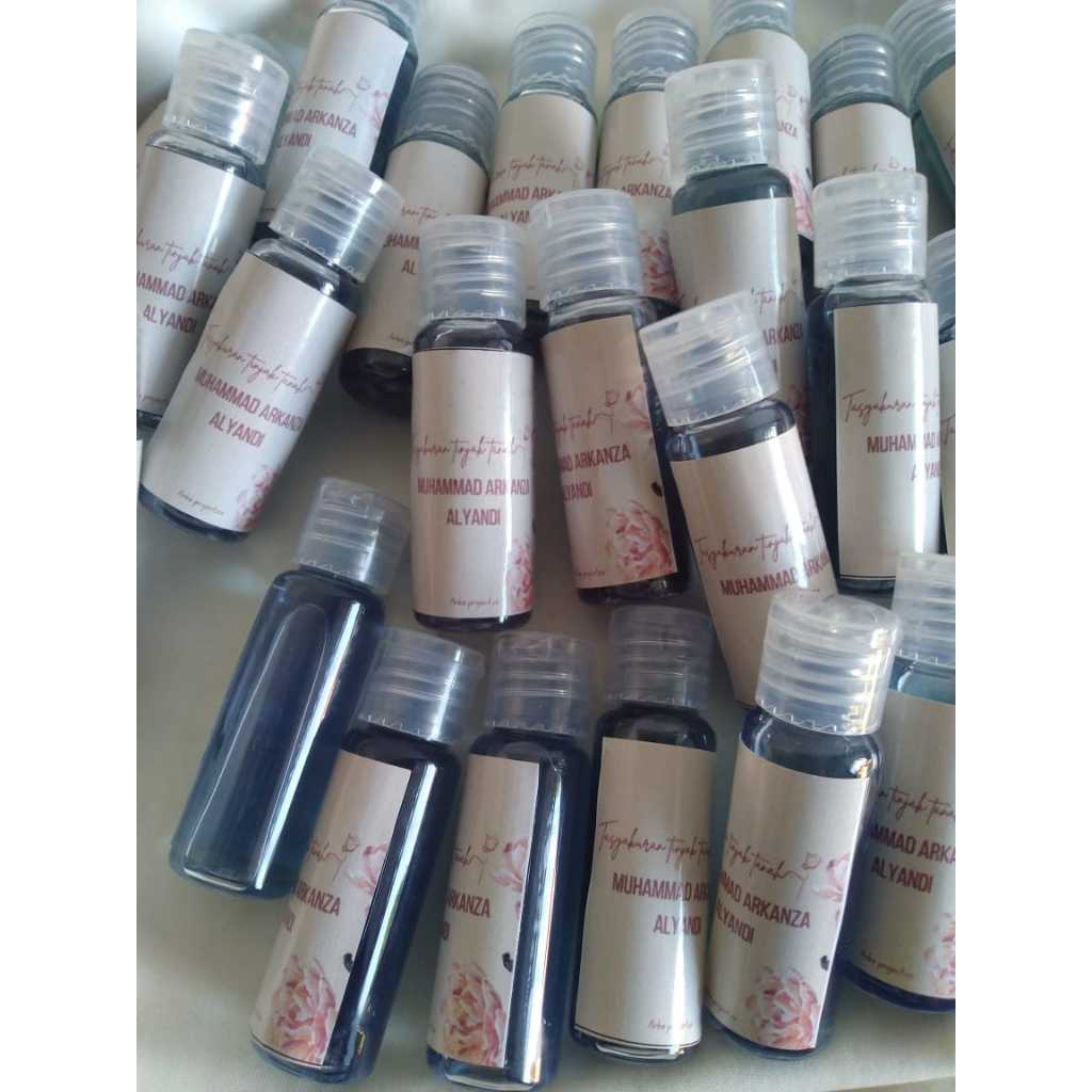 Jual promo ! souvenir sabun cair 20 ml/ free custom desain sticker ...