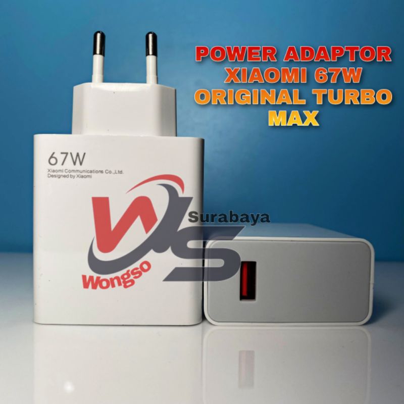Jual Adaptor Charger Xiaomi 67W TURBO MAX SUPER FAST REDMI NOTE 9 10 ...