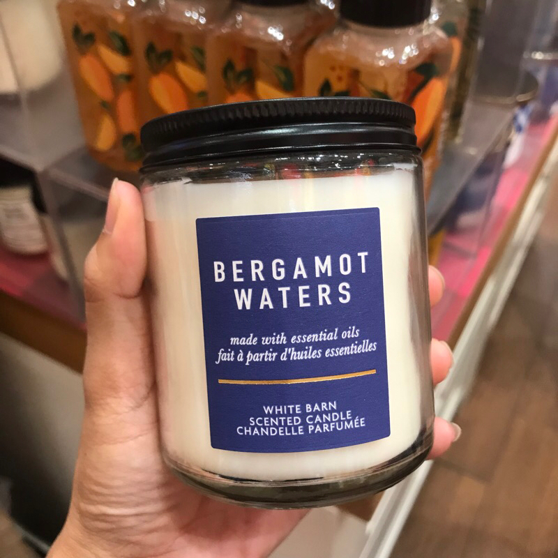 Jual BERGAMOT WATERS SINGLE WICK CANDLE BATH&BODY WORKS | Shopee Indonesia