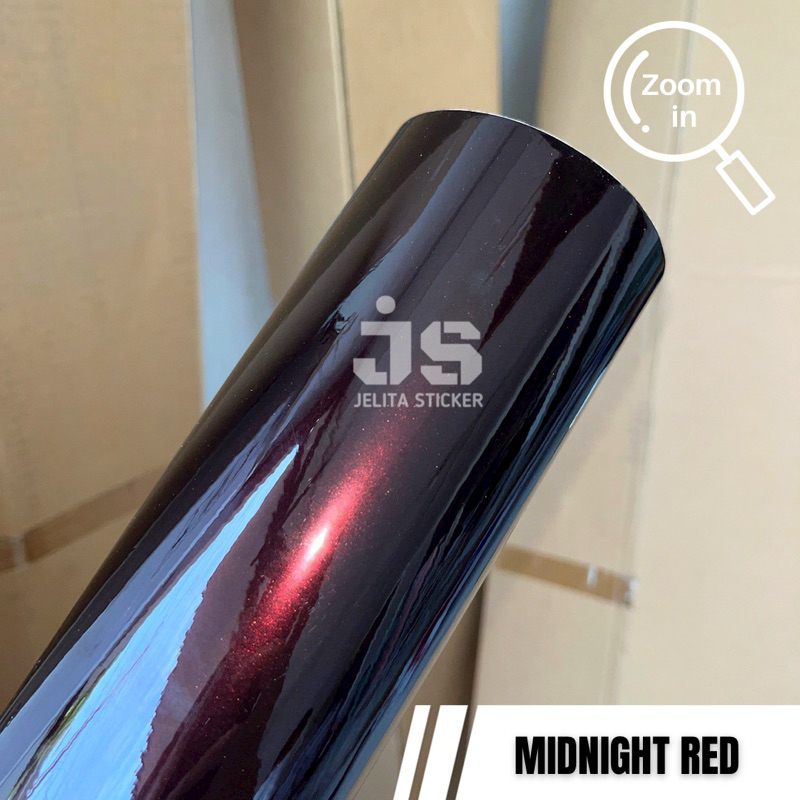 Jual Sticker Hitam Lembayung Merah / Skotlet Midnight Moonlight Red ...