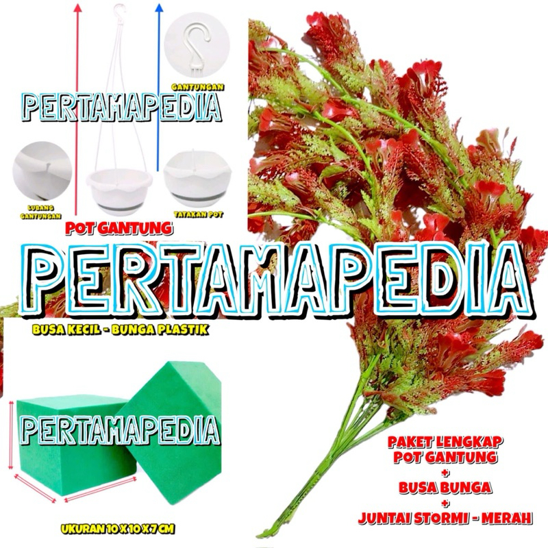 Jual Juntai STORMI/ Bunga Plastik/ Hiasan Plastik/ Rumput Plastik ...