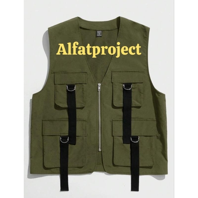 Jual Rompi Vest Cargo Street style Multifungsi Shopee Indonesia