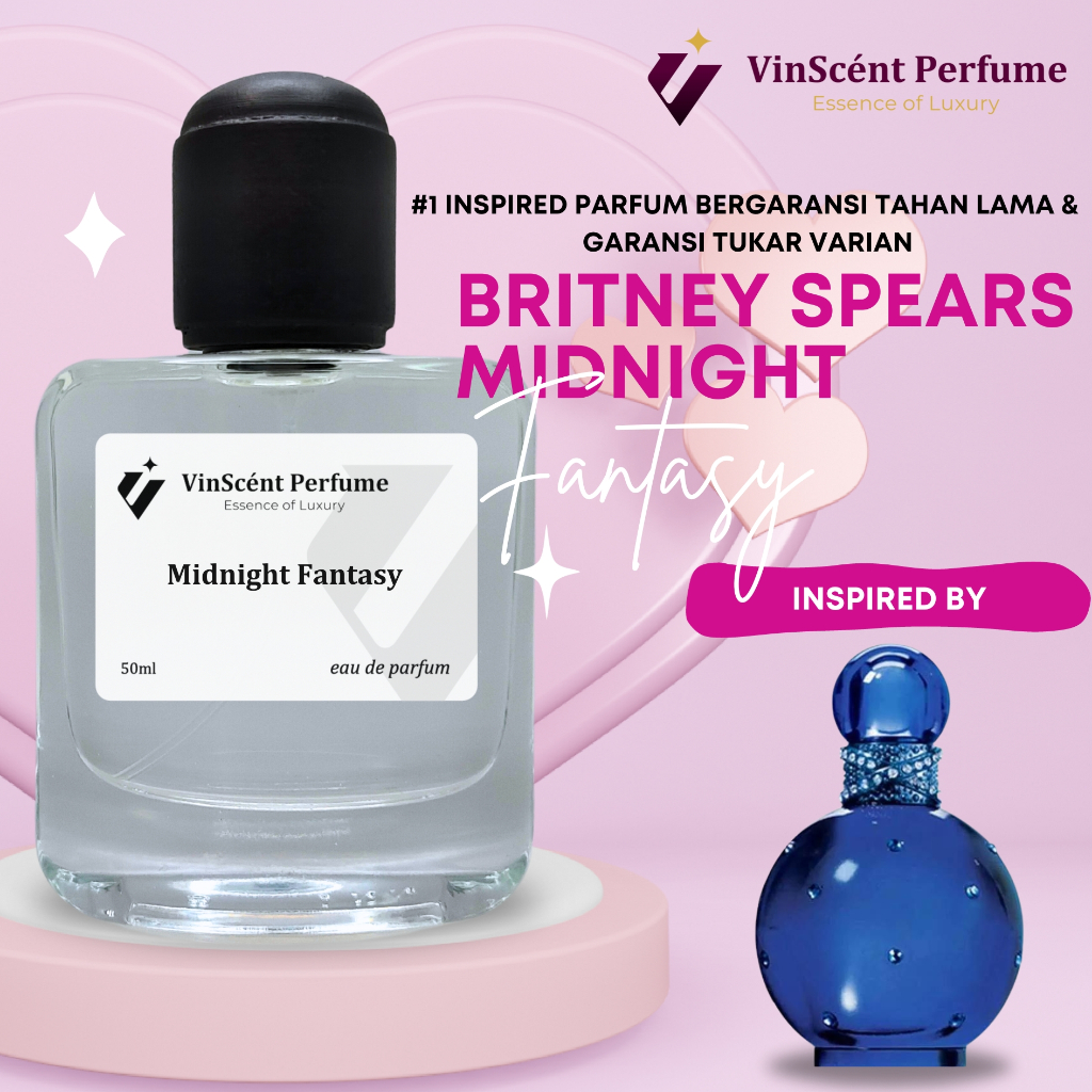 Jual VINSCENT Parfum Inspired Britney Spears Midnight Fantasy