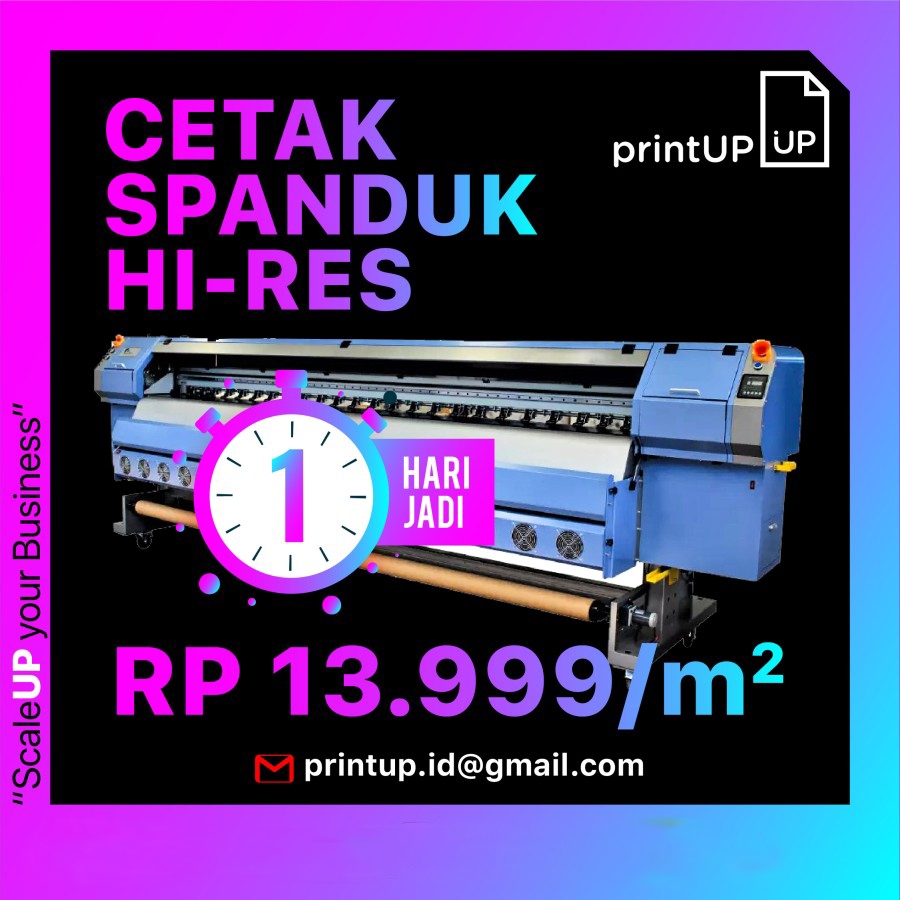 Jual Cetak Spanduk Flexi Murah / Banner Murah HiRes Bisa Satuan Custom ...