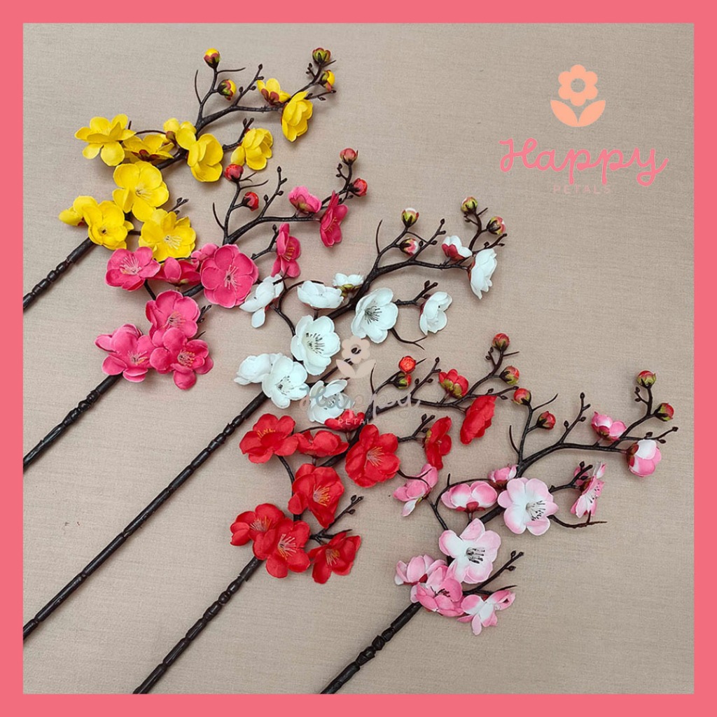 Jual Bunga Imlek Wintersweet Premium Imlek Chinese New Year Decoration