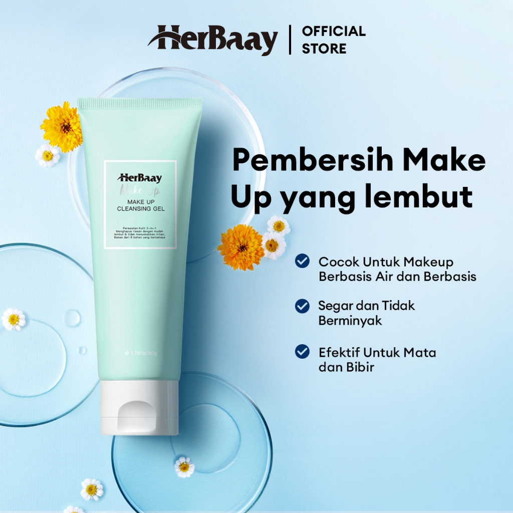 Jual [New] Herbaay Soothing Cleansing Gel Makeup Cleansing Balm