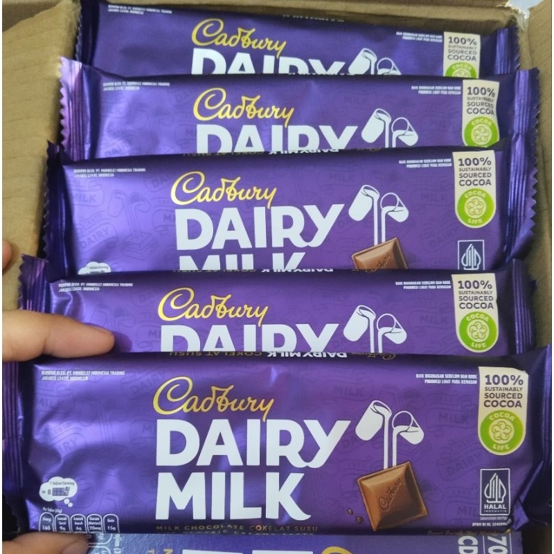 Jual CADBURY DAIRY MILK CHOCOLATE 90GR | Shopee Indonesia