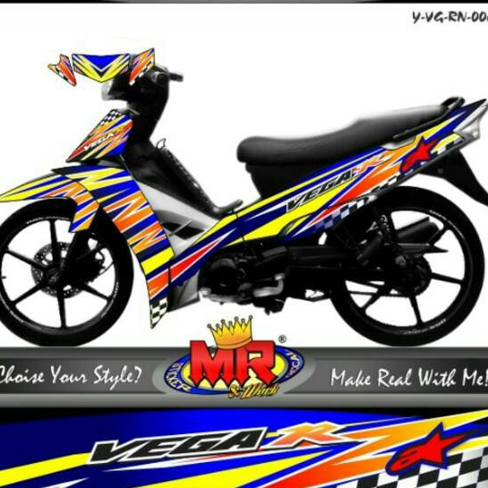 Jual Decal Premium Vega R New Stiker Sticker semi full 03 spec A ...