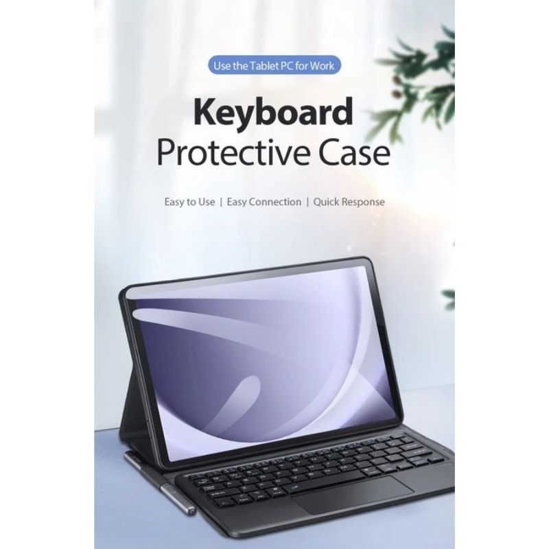 Jual Wireless Keyboard Case Samsung Galaxy Tab A9 / Tab A9 Plus A9+ 5G