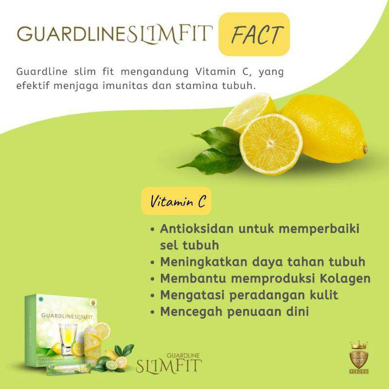 Jual Guardline Slimfit 1 Box Isi 10 Sachet Rasa Lemon Detox Slimfit ...