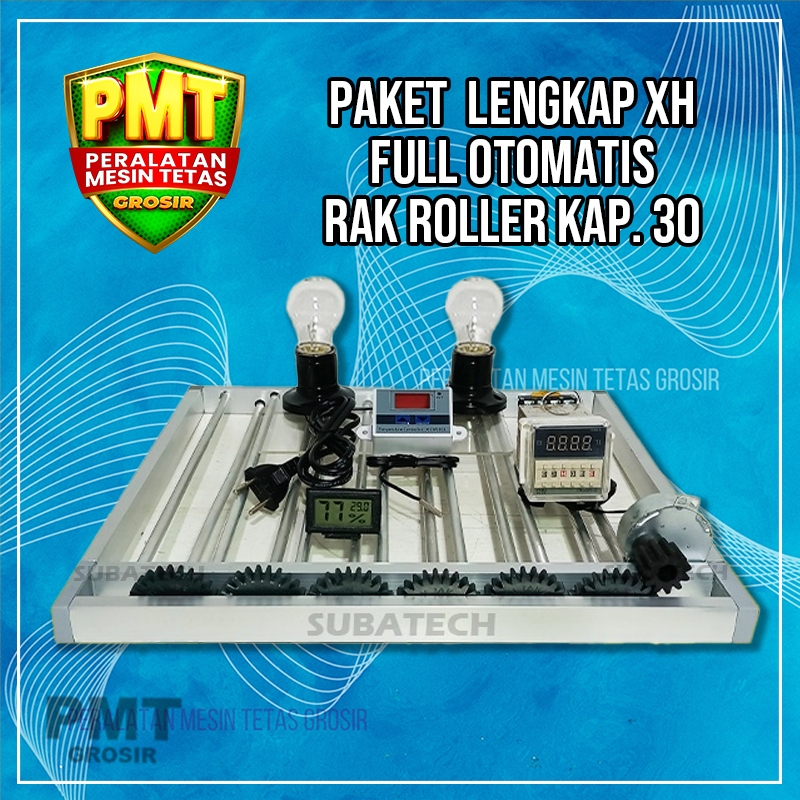 Jual Paket Lengkap XH Rak Roller Kap. 30 untuk Mesin Tetas Telur Full ...