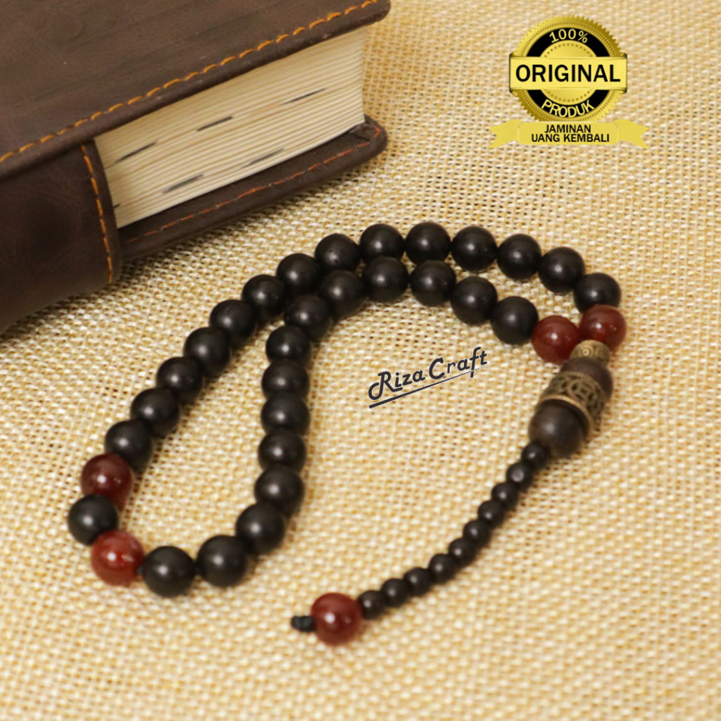 Jual Tasbih Kayu Kokka Kaokah Kokah 8mm Hitam ASLI Original 100% ...