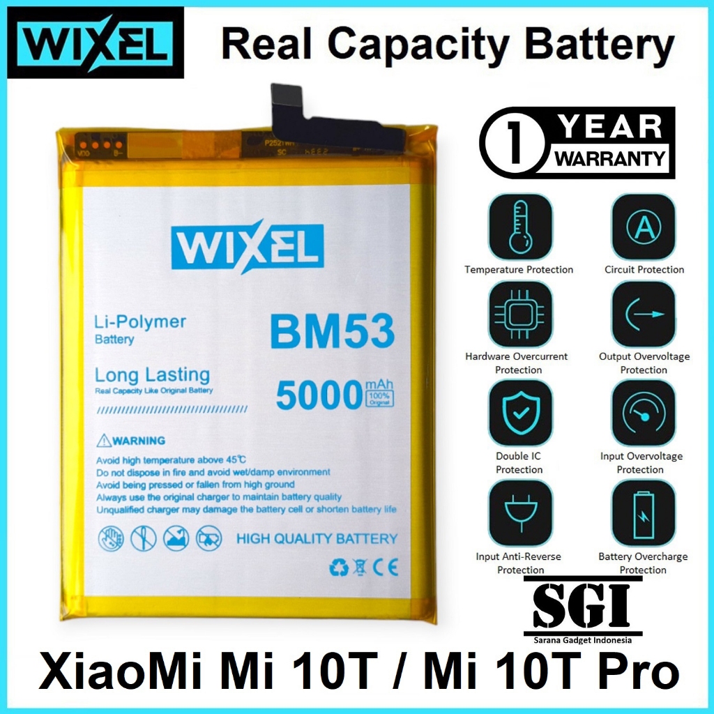 Batterie Originale Xiaomi Mi 10T / Mi 10T Pro (BM53) - Neuf Avec Outils De Remplacement
