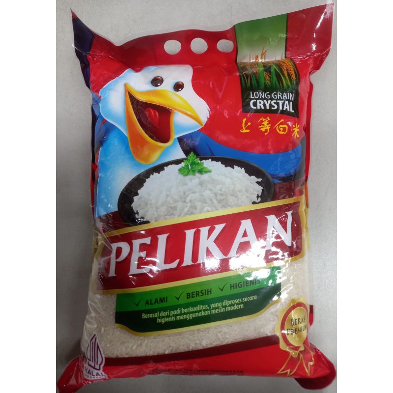 Jual Beras Premium PELIKAN Premium Rice 5kg - HK | Shopee Indonesia
