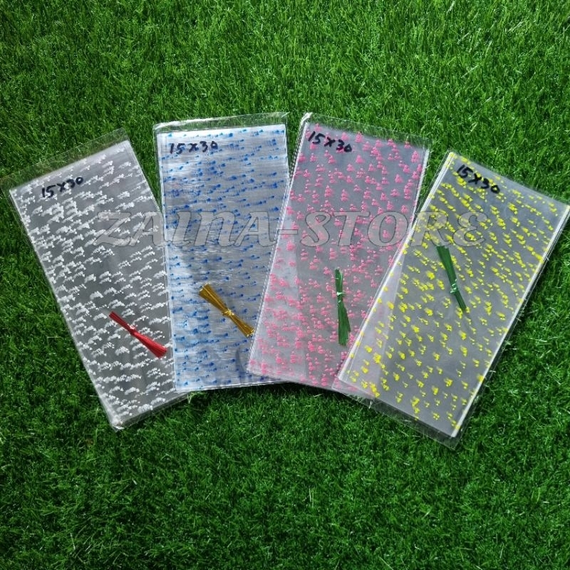 Jual Opp flower tebal ukuran 15x30cm plastik snack plastik parcel isi ...