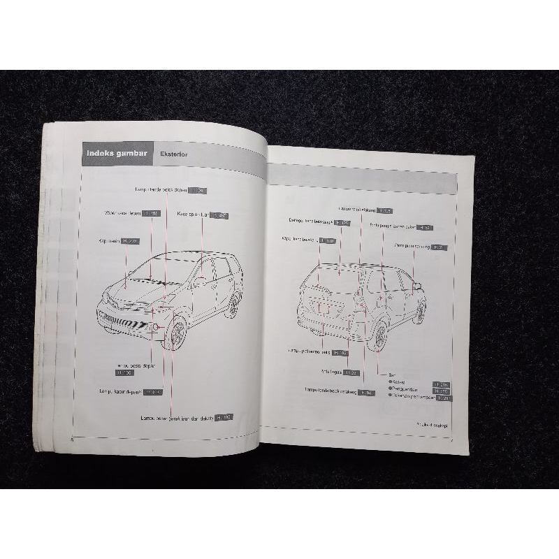 Jual buku manual / pedoman pemilik / manual book toyota new avanza gen