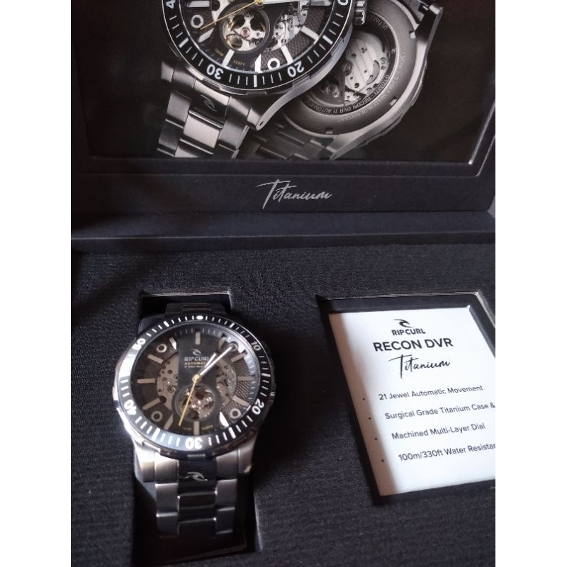 Recon Jam Ripcurl Automatic Jam Tangan Rip Curl Recon Dvr Titanium