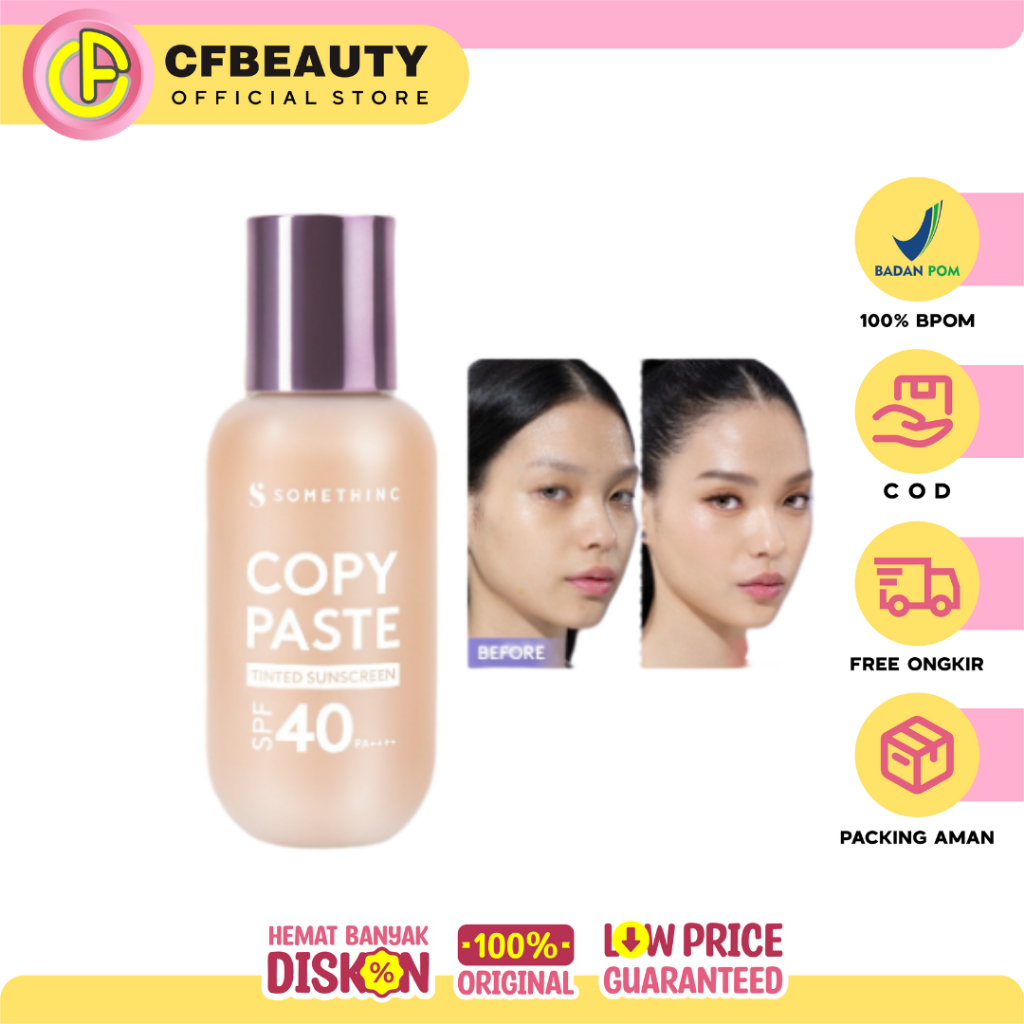 Jual SOMETHINC Copy Paste Tinted Sunscreen SPF 40 PA++++ - Skin Tint ...