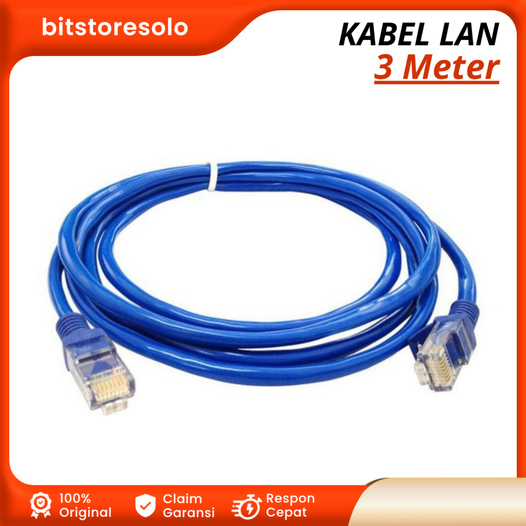 Jual Kabel LAN RJ45 Prescot 3 Meter | Shopee Indonesia