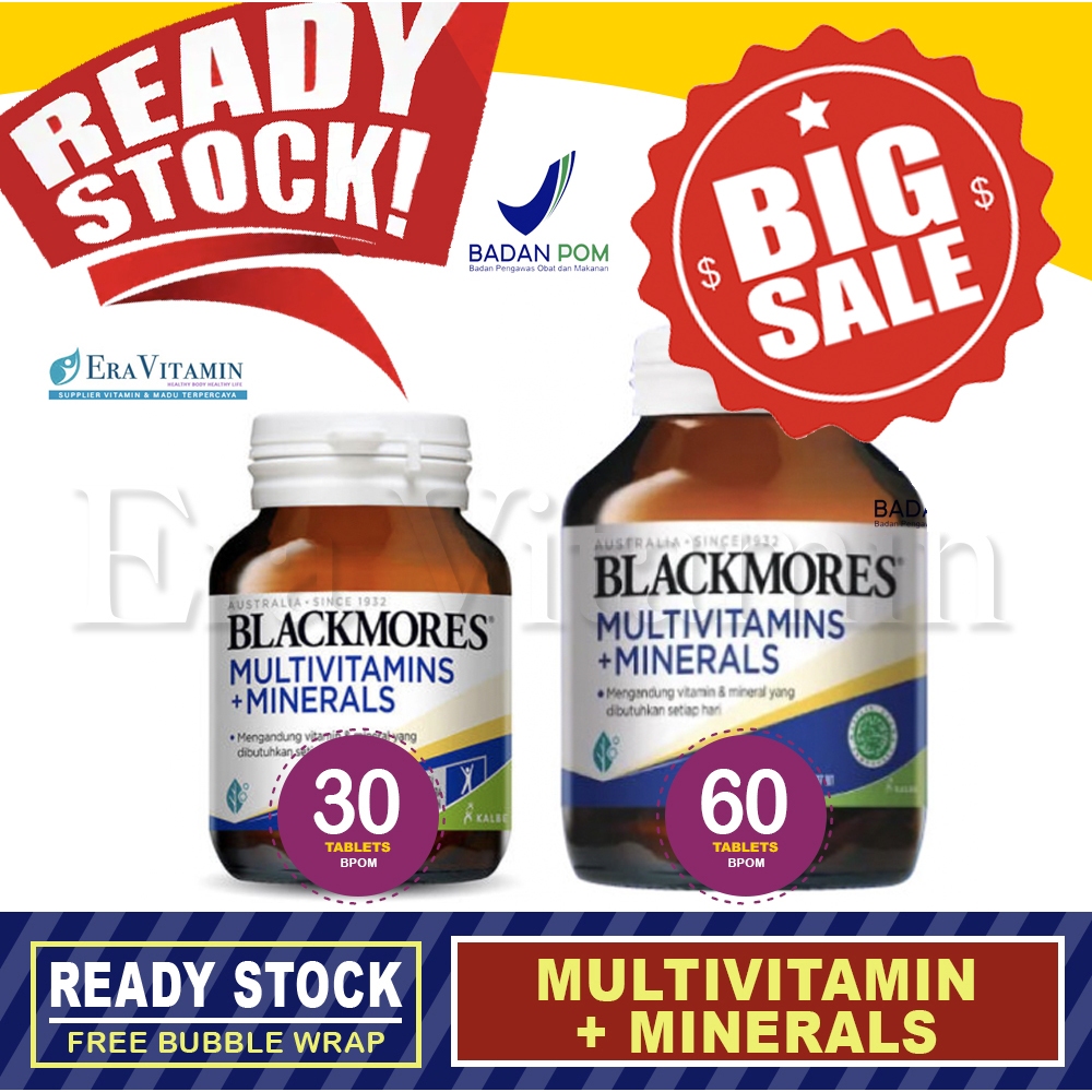 Jual Blackmores multivitamins + minerals 60 tablet KALBE multivitamin