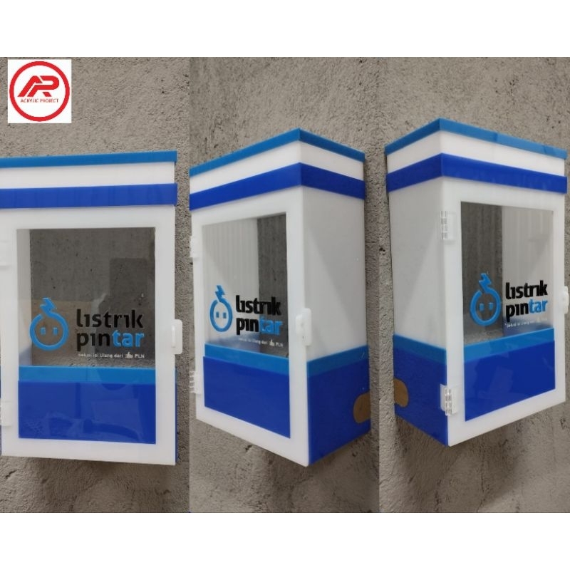 Jual BOX METERAN TOKEN PINTAR / BOX METERAN AKRILIK | Shopee Indonesia