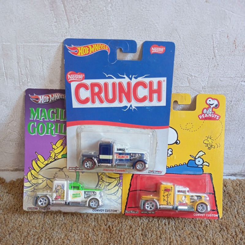 Jual hotwheels convoy custom crunch Peanuts hanna | Shopee Indonesia