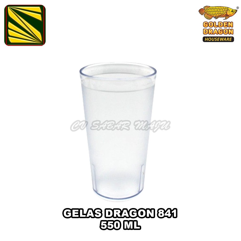 Jual Golden Dragon Gelas Plastik Melamine Gelas Minum Bening Dragon 844 860 863 841 853 9121