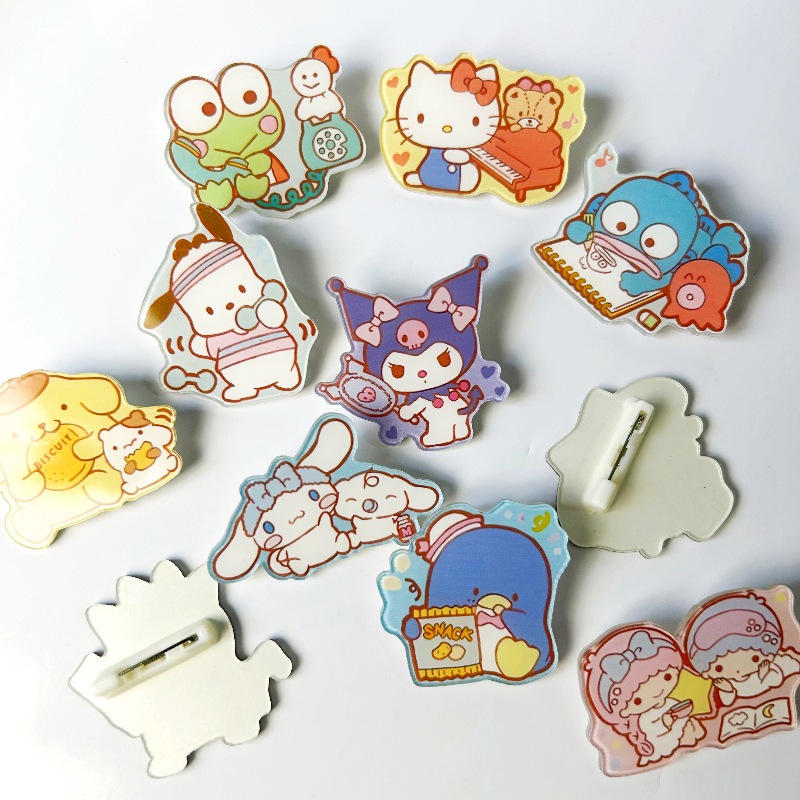 Jual [Readystock ️COD]Bros Lambang Sanrio Lucu Anjing Patcha Kartun Pin