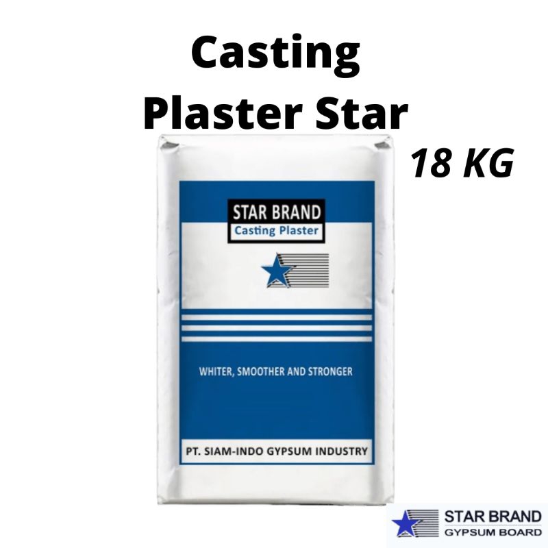 Jual CASTING STAR BRAND® GYPSUM PLASTER | Shopee Indonesia