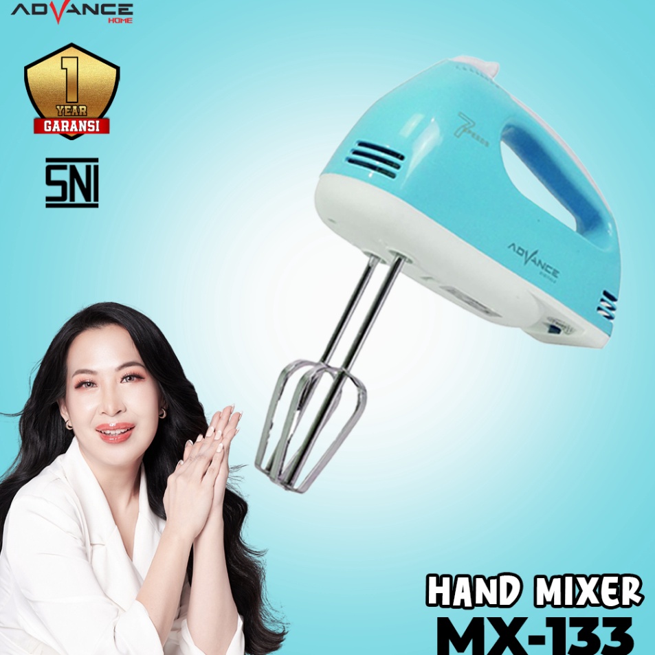 Jual Advance Hand Mixer Mx133 Electric Whisk Blender Mixer Pengaduk