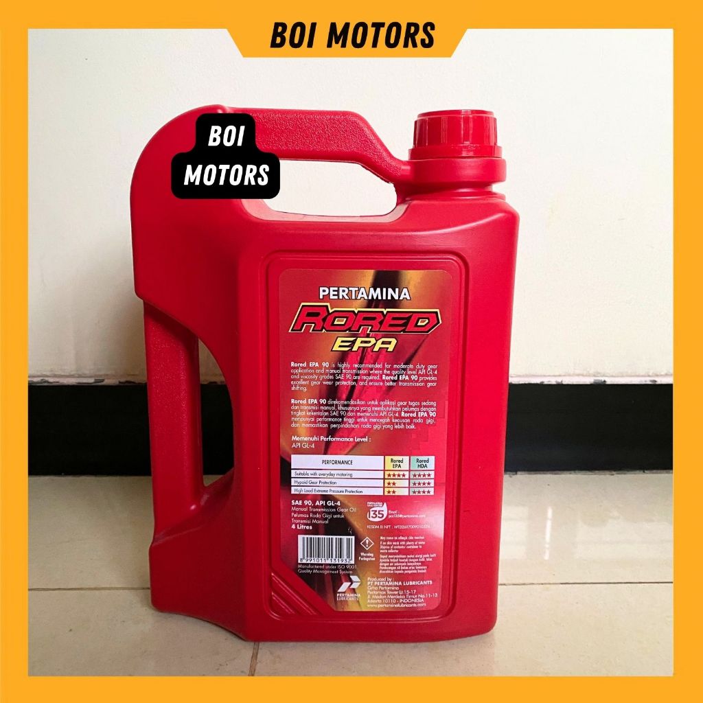 Jual [4 Liter] PERTAMINA RORED EPA 90 - 4 liter | Shopee Indonesia